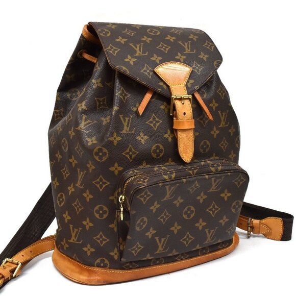 🔥EXTRA LARGE🔥 Authentic Louis Vuitton Monogram Montsouris GM Backpack Bag LV - Picture 3 of 16